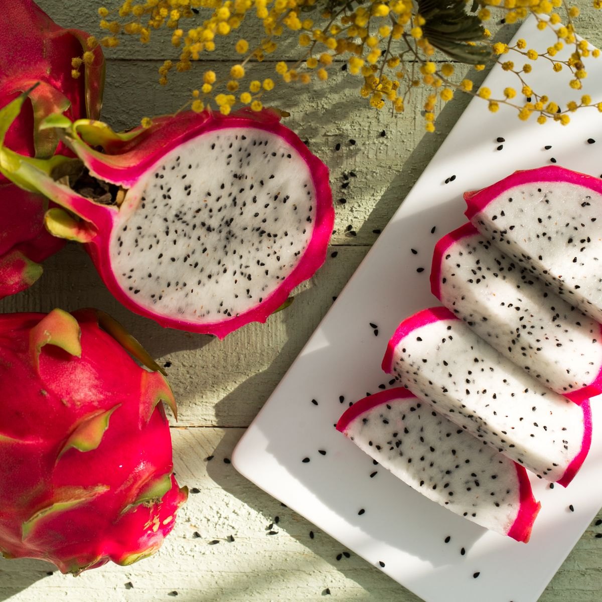Dragon Fruit White Soft Serve Mix 4 White dragon fruit